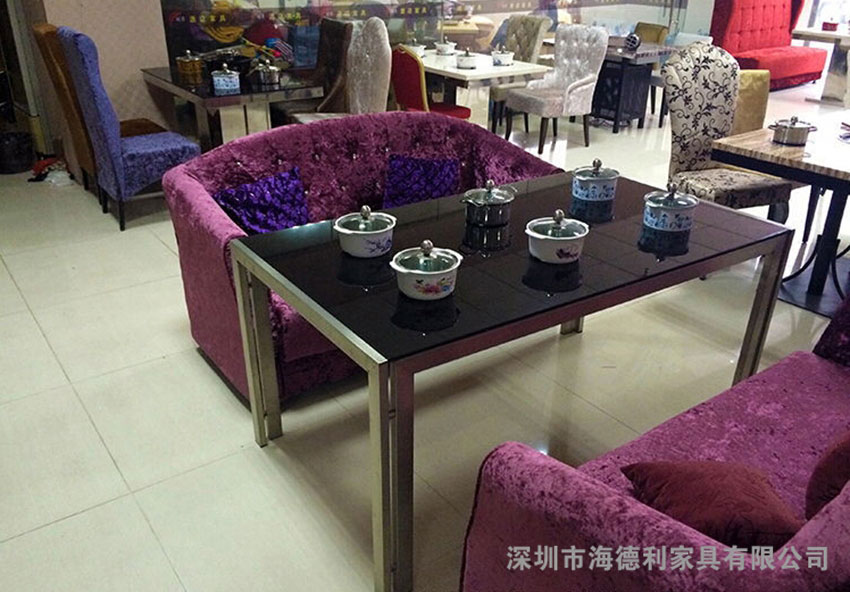 玻璃火锅桌子