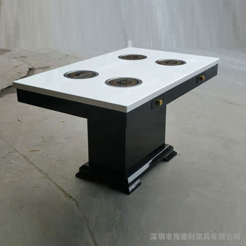 四人方形火锅桌椅