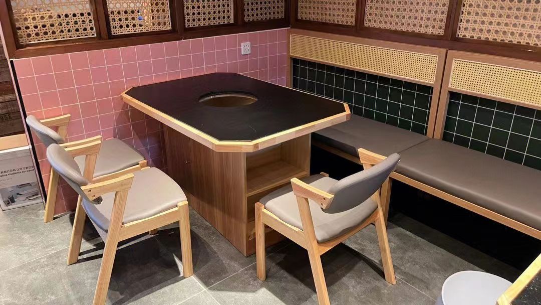 韩式烤肉店桌椅