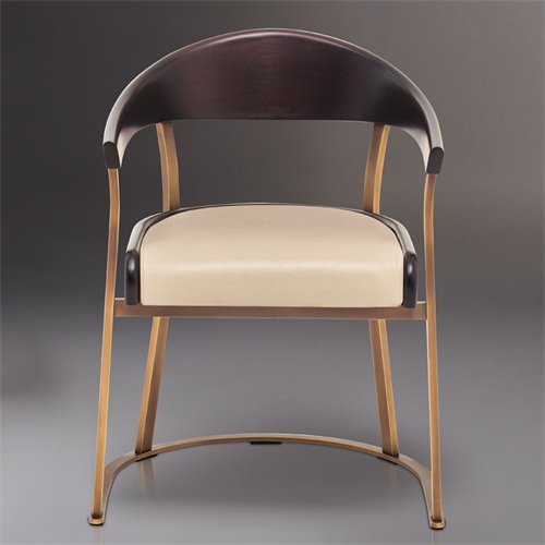 火锅餐厅现代时尚钛金不锈钢椅子