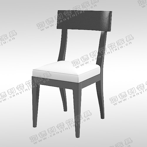 实木餐椅 现代简约软包布艺咖啡酒店奶茶饭厅西餐休闲 定制椅子凳