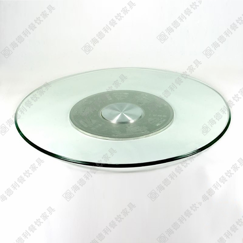 餐桌钢化玻璃转盘 饭店餐厅火锅桌餐桌加厚12mm钢化玻璃转盘图片定做