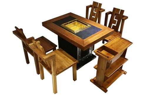 无烟火锅桌